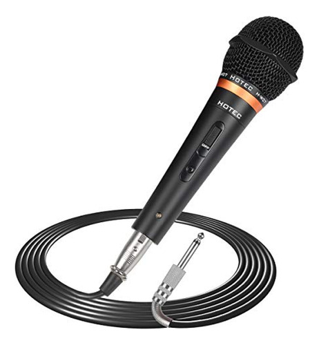 Microfono  Hotec Micrófono De Mano Dinámico Vocal Premium Co