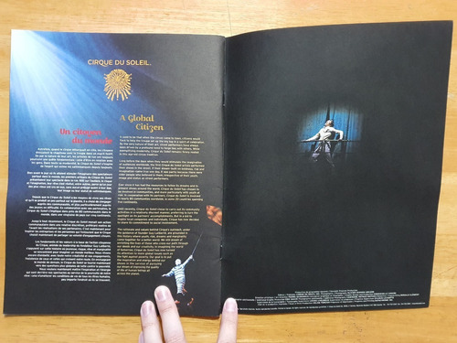 Programa Oficial Canadá Circo Cirque Du Soleil Kooza 2007 (Usado)