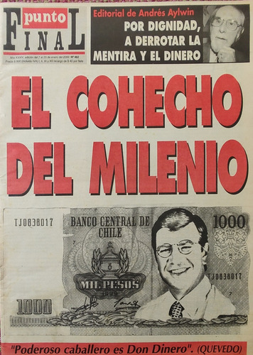 Revista Punto Final El Cohecho Del Milenio(d19