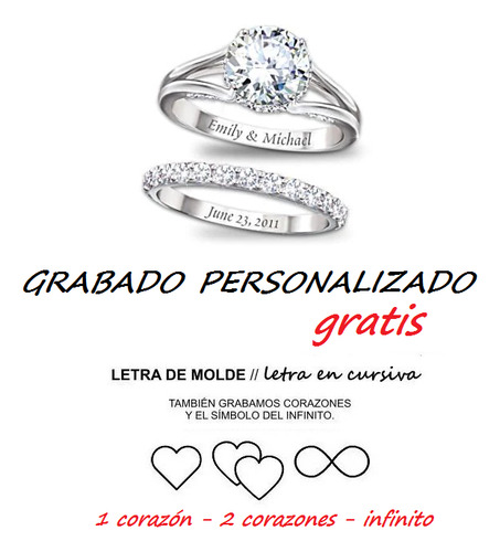 Anillo Plata 925 Real Certificada Diamante Negro Skyfourlat Amarillo