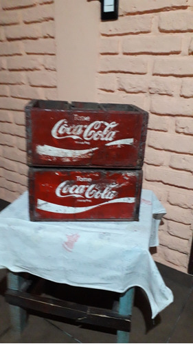 Casillero De Cocacola Antiguo De  Madera 