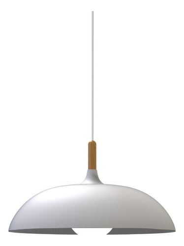 Lámpara De Techo Colgante Macaron Con Madera 40cm Diámetro Color Gris Talla Gris Ilios Innova lámpara D