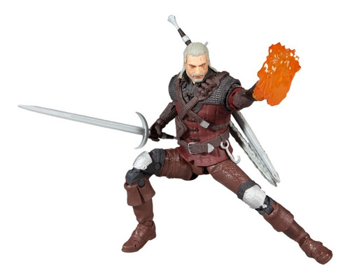 Mcfarlane Toys Geralt Of Rivia (wolf Armor)- The Witcher 3