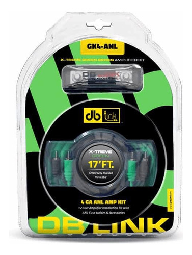 Kit De Amplificador Db Link Gk4anl 17 Ft. Xtreme Green