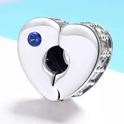 Imagen 4 de 4 de Clip Corazón | Cr Charms, Compatible Con Pulseras Pandora