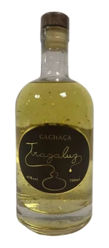 Cachaça Tragaluz Edição Especial Com Flocos De Ouro 700 Ml