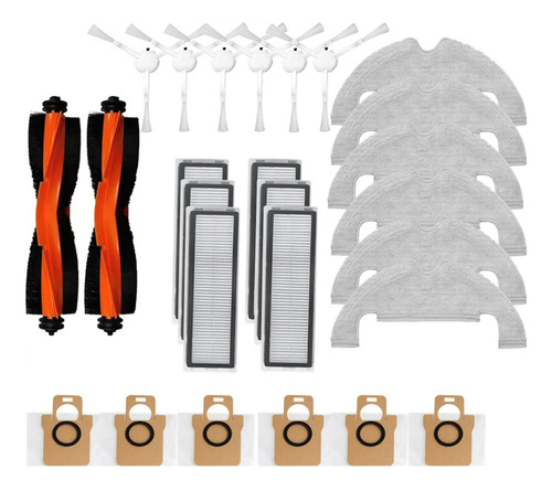 Para Robot Aspirador X10, Cepillo Lateral Principal, Filtro