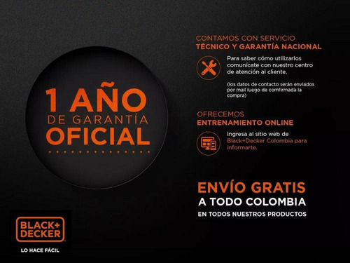 Imagen 8 de 10 de Kit Pulidora 4-1/2 + Guantes, Gafas Y 10 Discos Black+decker
