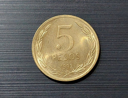 Moneda De 5 Pesos Año 1992