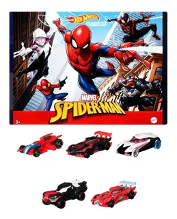 Hot Wheels Character Cars Pack Spiderman