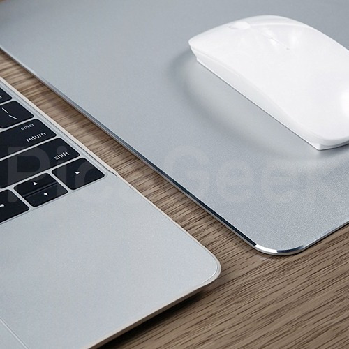 Mouse Pad De Aluminio 22x18cm Elegante Estilo Apple Mac Pc