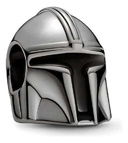 Charm Casco Mandalorian Star Wars En Plata 925 Silver Heart