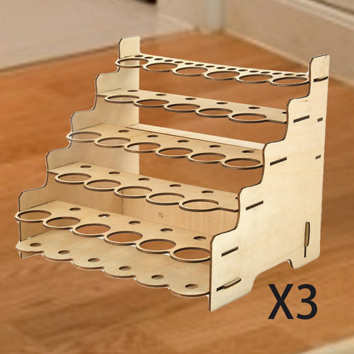 3x Módulo Tinta Pigment Garrafa Rack Epoxy Ferramenta