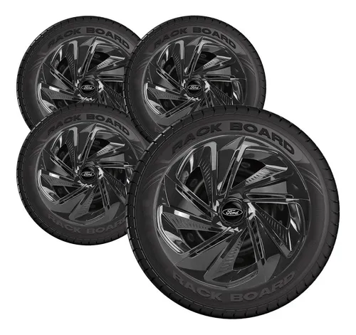 comprar Jogo 4 Calotas Esportivas Aro 13 Nitro Black Carros Ford