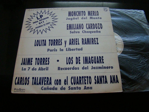 Lp Difusion 611 Varios Monchito Merlo Jaime Torres  Vinilo L