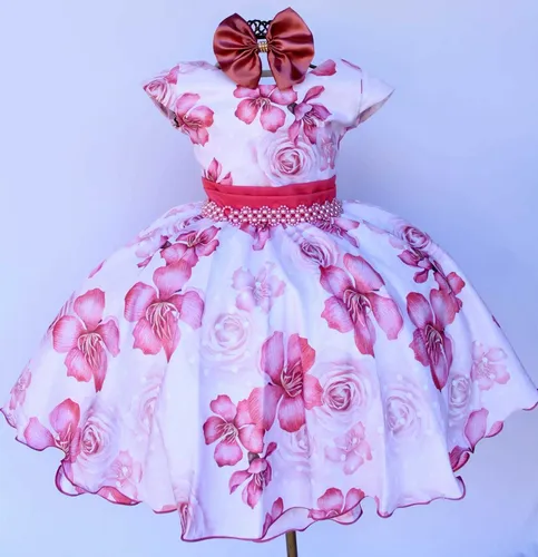 Vestido de festa infantil cheap mercadolivre