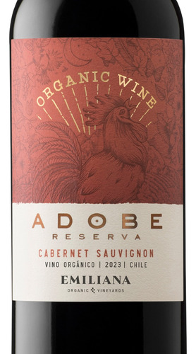 Vino Tinto Adobe Cabernet Sauvignon750 Ml (chile) Orgánico