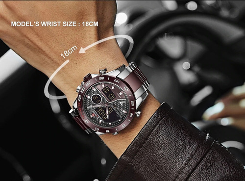 Relógio Naviforce 9171 Militar Esportivo Original Top 2020