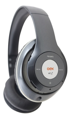 Fone De Ouvido Bluetooth Oex Balance Hs301 Chumbo
