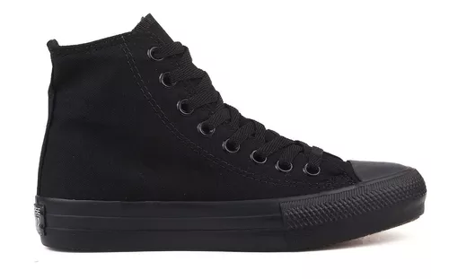 Converse All Star Preto Tachas Prata Vintage sapatos unissex