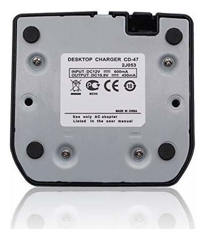 Cd 47 Cargador Compatise Para Yaesu Vertex Ft 60r Ft60r...