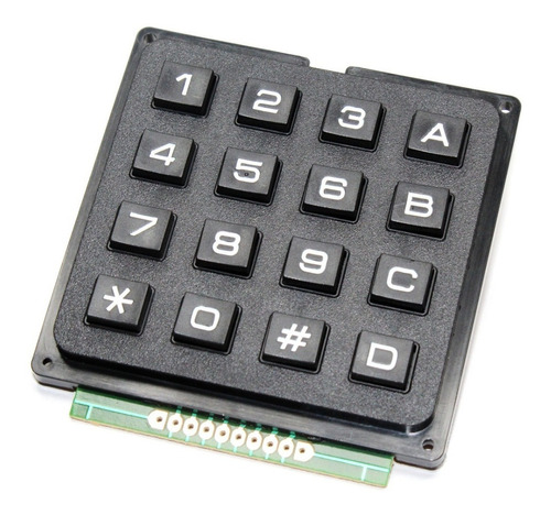 Imagen 1 de 4 de Teclado Matricial 4x4 Alfanumerico Rigido, Keypad - Arduino