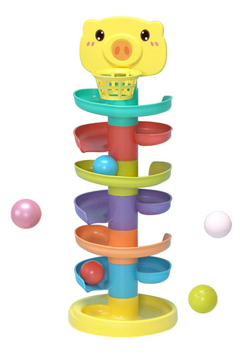 Ball Rolling Track Para Niños Pequeños, Ball Drop 7 Nivel