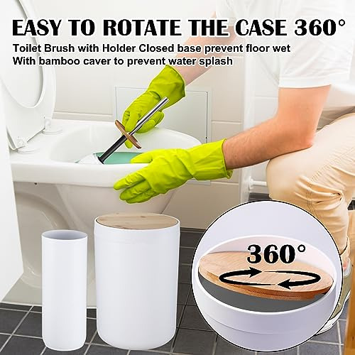 Juego De Accesorios De Baño Papelera, Cepillo De Inodo...