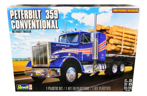 Trailer Peterbilt 359 Revell  Esc 1/25 Modelismo Para Armar