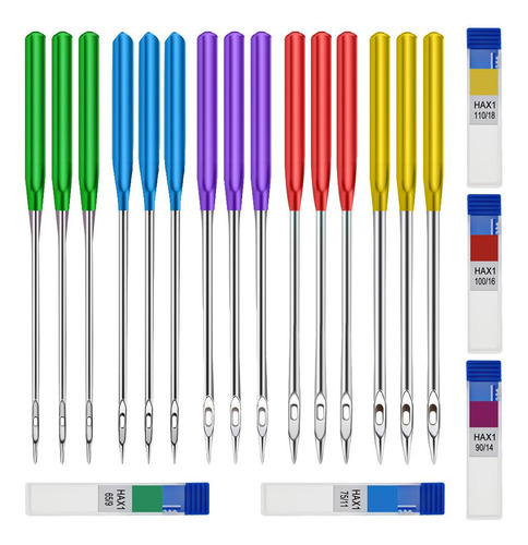 15pc De Coser Industrial Agujas De Material Acero Agujas De