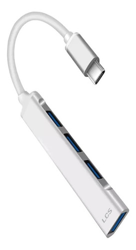 Hub Usb-c A Usb-a 4 Puertos 3.0 Lcs Multiplicador Adaptador