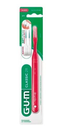 Imagen 1 de 4 de Cepillo Dientes Gum 211 - 311 - 411 Suave