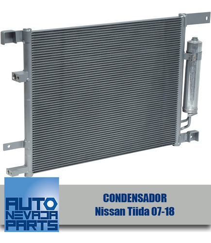 Condensador Para Nissan Tiida Del 2007 Al 2018.