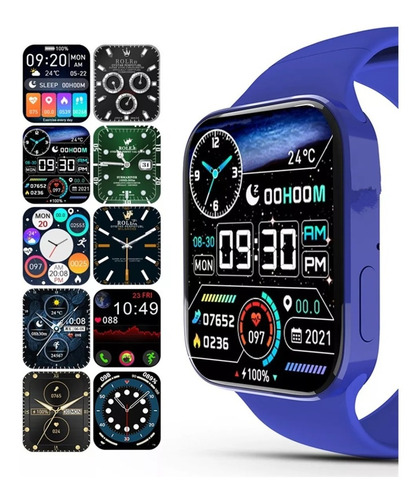Imagen 1 de 10 de Reloj Inteligente Smartwatch Hombre Mujer