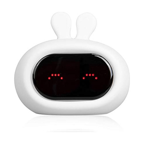 Lumiclock Bunny Nightlight Y Despertador, Ayuda Bebés,...