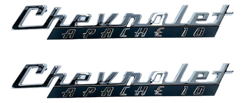 Par Emblema Chevrolet C10 60 1960 Accesorio Pickup Apache