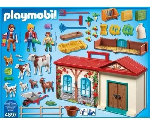 Playset para muñecas y muñecos Playmobil Country 4897 Granja