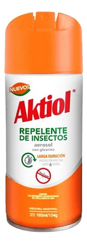 Repelente Mosquito Aktiol Larga Duracion 6 Hs