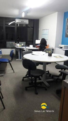 Imagem 2 de 15 de Sala Comercial Com 38m², Split E Portaria 24h No Centro - Niterói - 90