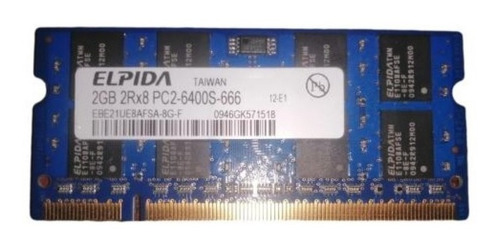 Imagen 1 de 4 de Memorias Ram Latop Ddr2 800mhz Kingston Hynix Adata Samsung