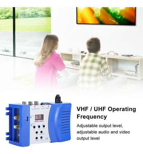 Hdm69 Digital Rf Hdmi Modulador Av Para Rf Converter Vhf Uhf