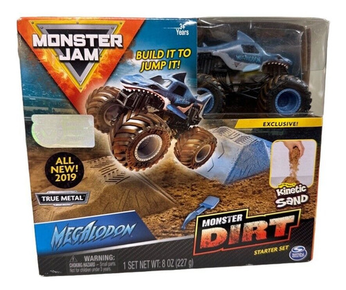 Monster Jam Megalodon Monster Dirt Kinetic Sand Set