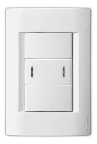 Llave Luz Armada Punto Combinacion Multip Blanco Kalop Civil