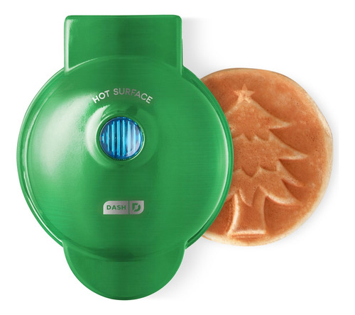Mini Waffle Maker Christmas Tree Dash Cor Verde-escuro 127v