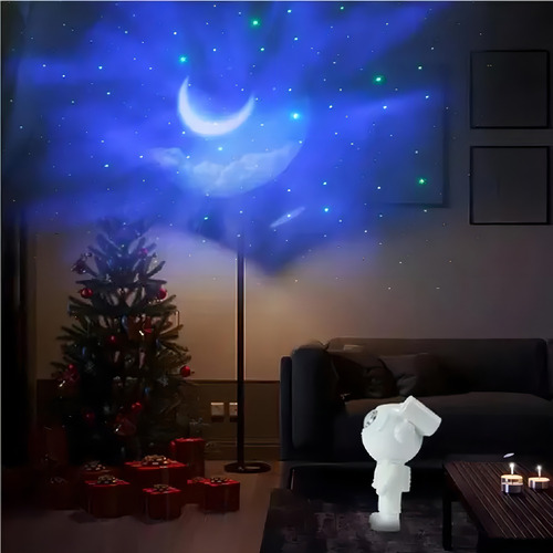 Projetor Astronauta Com Som Bluetooth Decorativo Ilumina