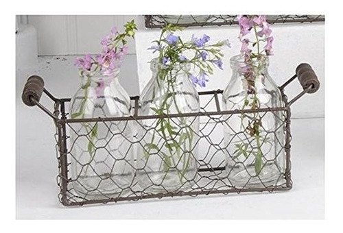 Imagen 2 de 2 de Flor De Cubo 131-36733 Pequeño Rectángulo Decorativo De Meta