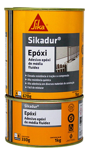 Sikadur Epoxi Adesivo Ab Compound 1kg