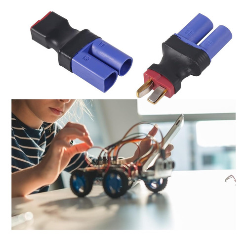 Adaptador Rc: 4pzs Ec5 A Conector T-plug Estilo Deans