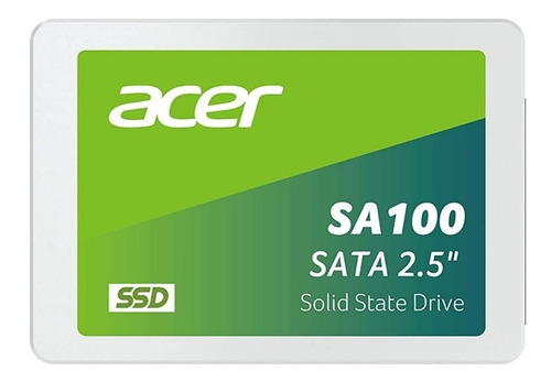 Unidad De Estado Sólido Acer Sa100 960gb Sata Iii 2.5 /vc Color Blanco