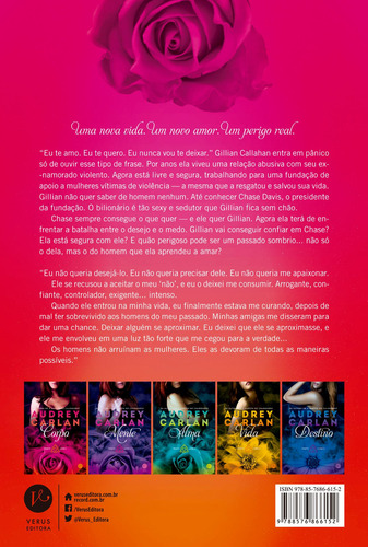 Corpo (Vol. 1 Trinity), de Carlan, Audrey. Trinity (1), vol. 1. Editorial Verus Editora Ltda., capa mole em português, 2017